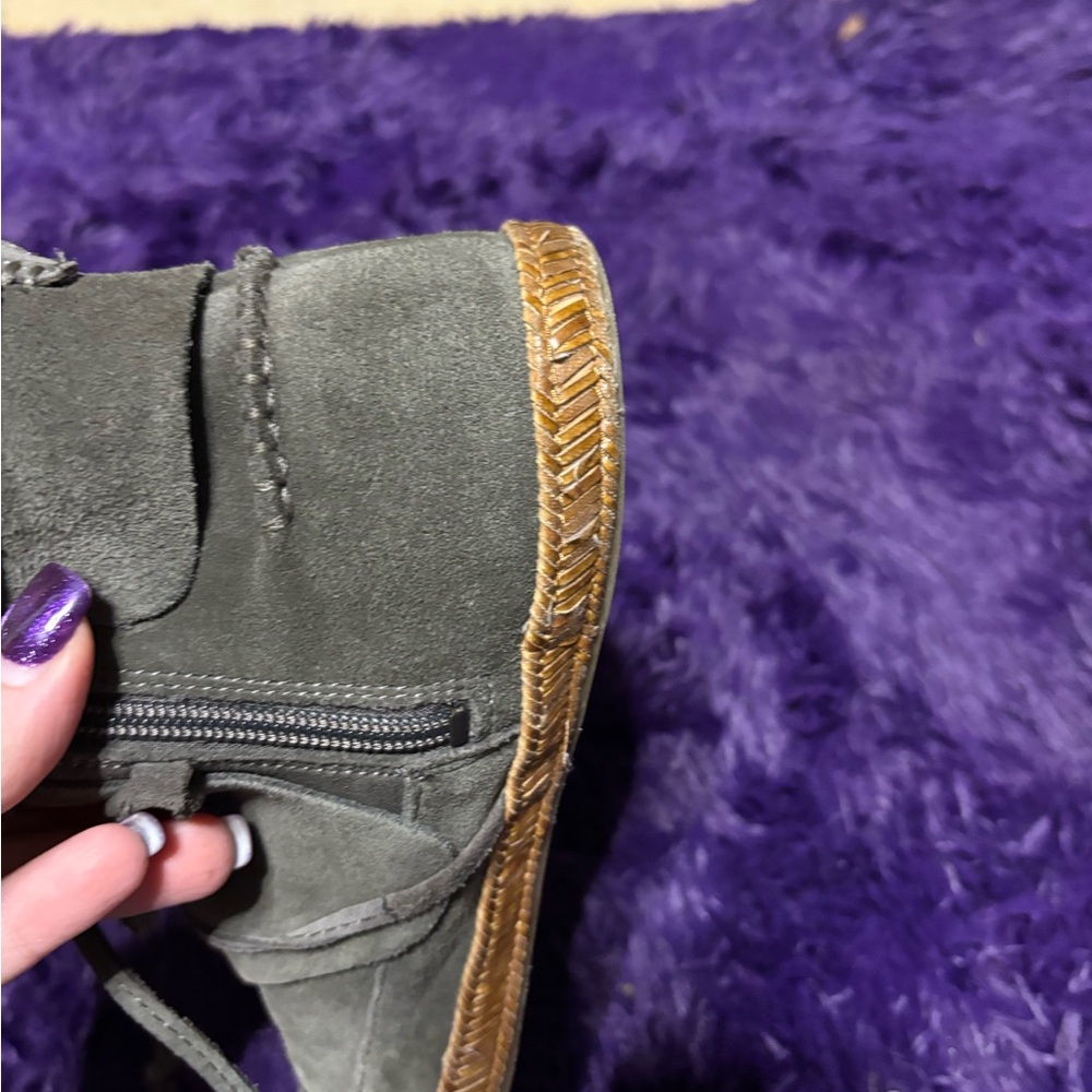 UGG Charcoal Suede Boots - Picture 9 of 15